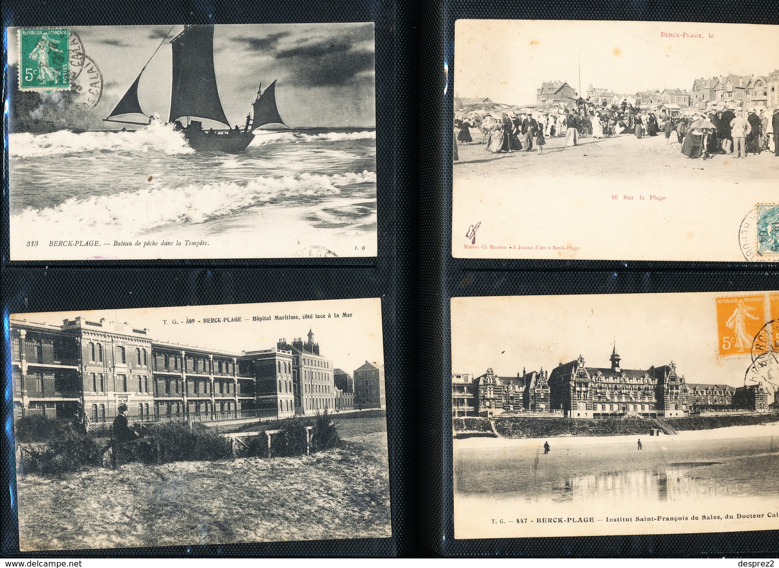 BERCK Sur MER LOT De 64  Cartes Postale Anciennes - Berck