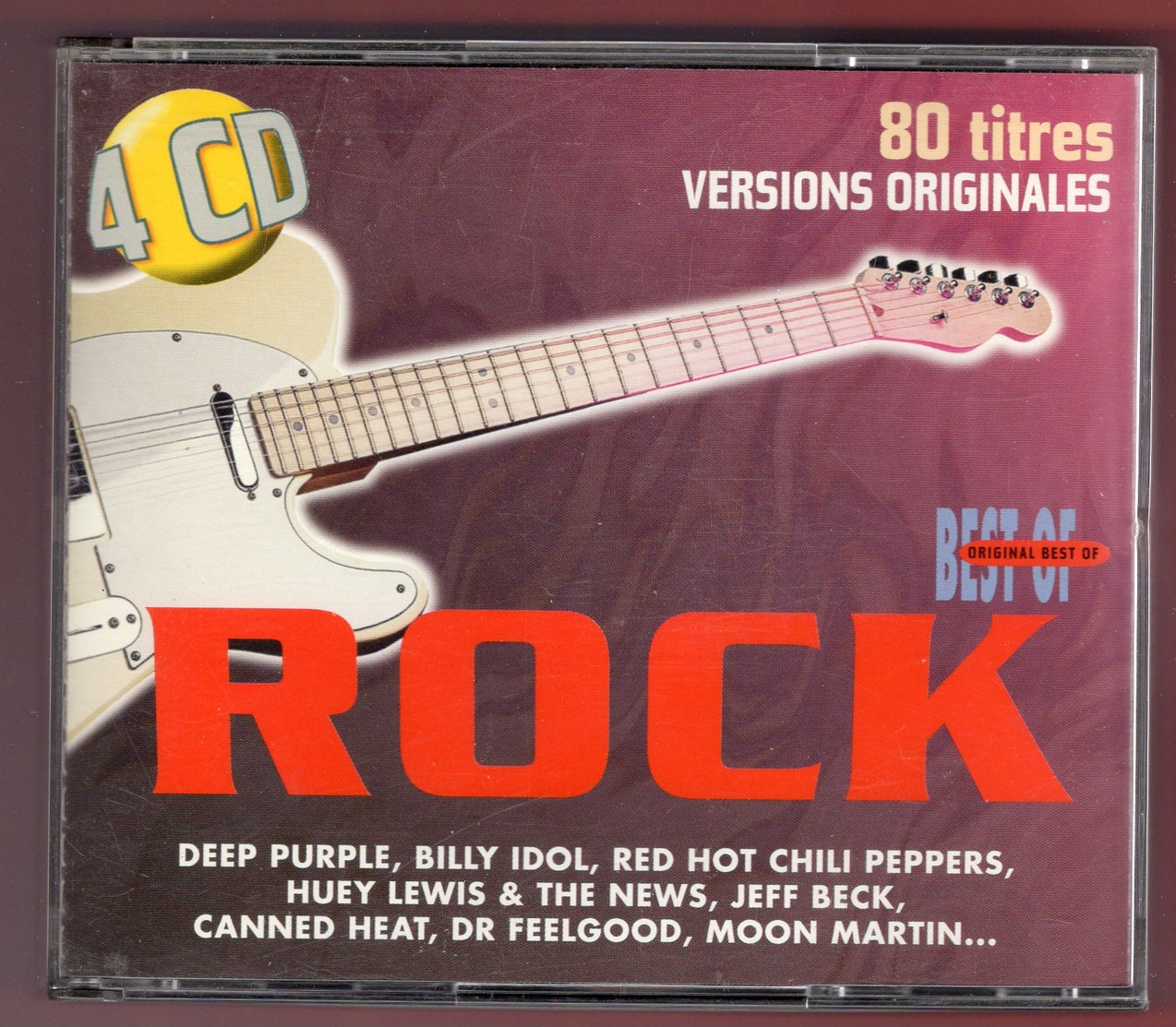 COMPILATION -  VARIOUS ARTISTS - ORIGINAL BEST OF ROCK -  4 CD - 1997 - Compilaciones