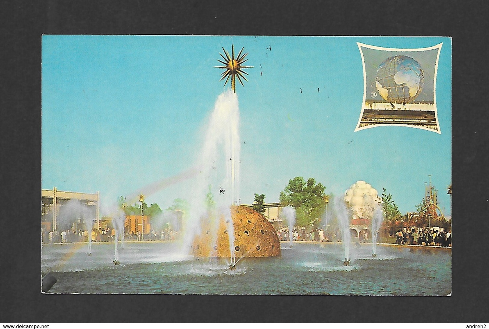 EXPOSITIONS - NEW YORK WORLD'S FAIR 1964-65 - THE SOLAR FOUNTAIN - BY DEXTER - Expositions