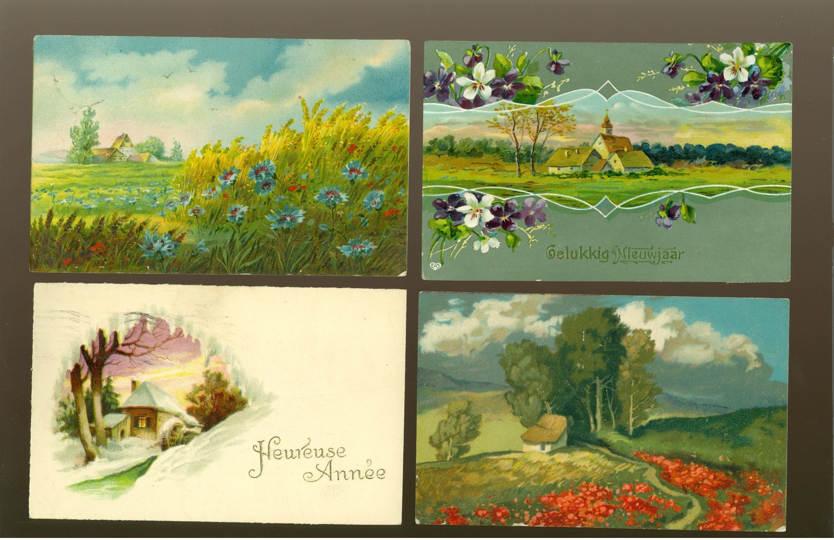 Beau Lot De 60 Cartes Postales De Fantaisie Paysages Paysage Mooi Lot Van 60 Postkaarten Fantasie Landschappen Landschap - 5 - 99 Cartes