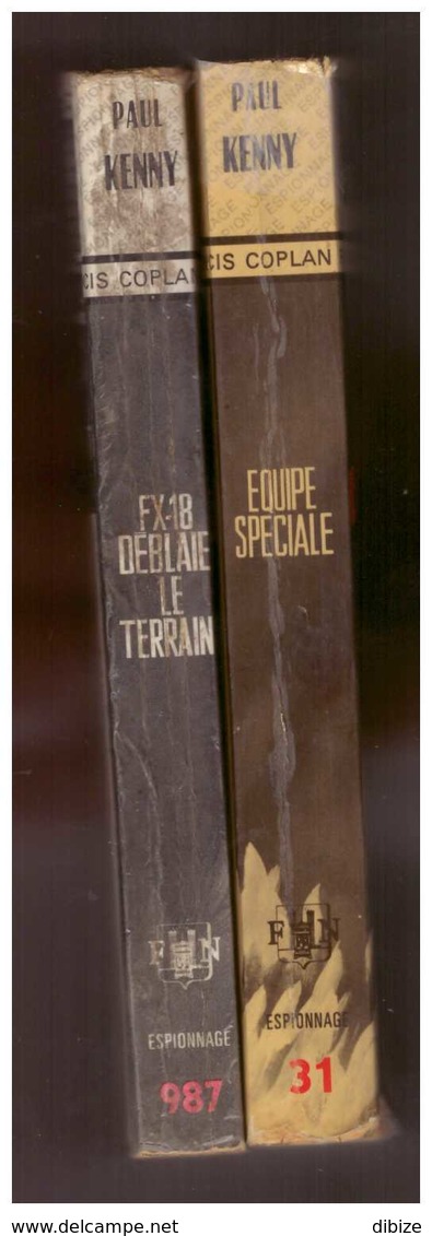 Paul Kenny.  FX-18 Déblaie Le Terrain. Fleuve Noir Espionnage N° 987 - Paul Kenny