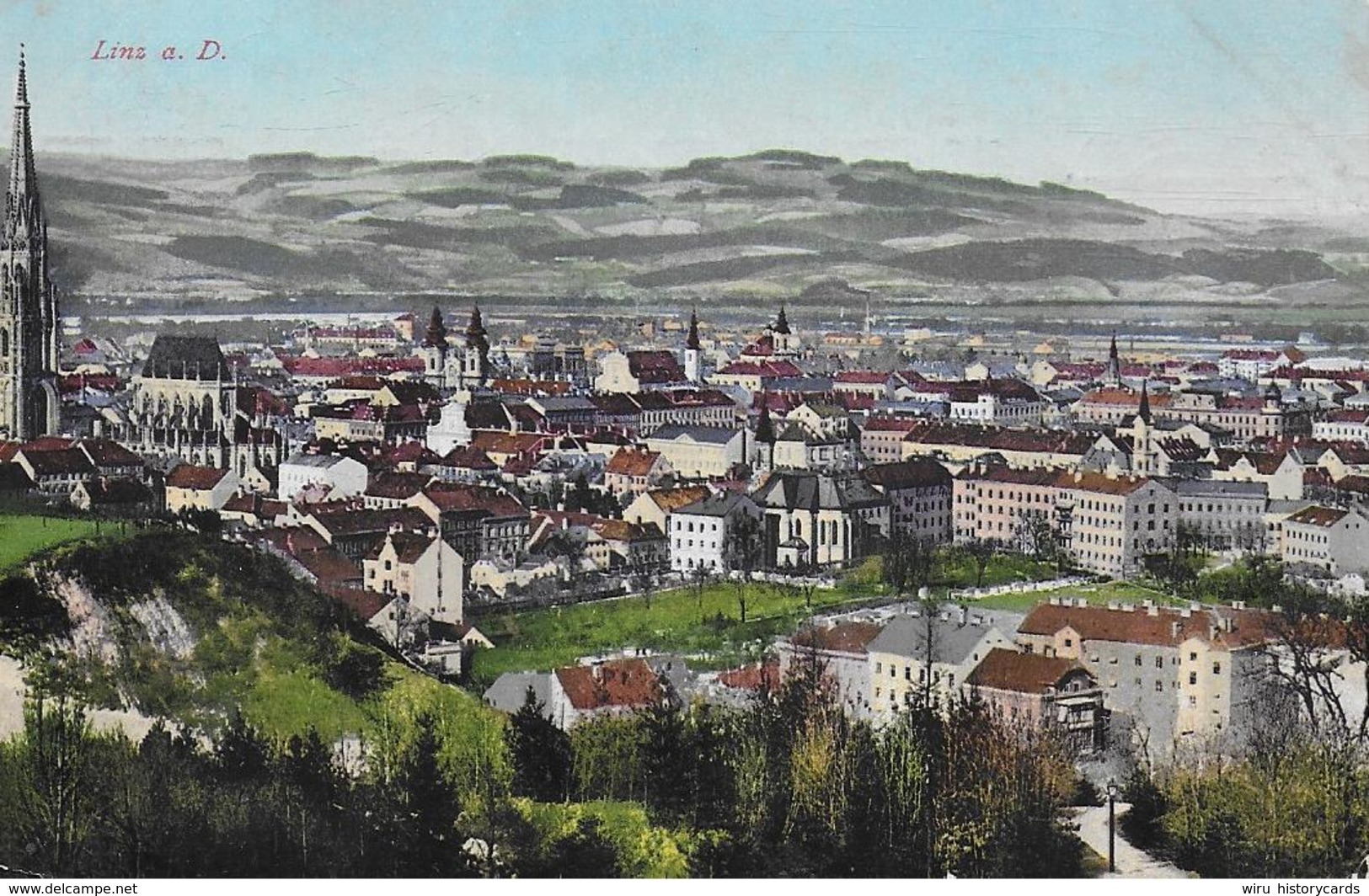 AK 0170  Linz An Der Donau - Panorama Um 1913 - Linz