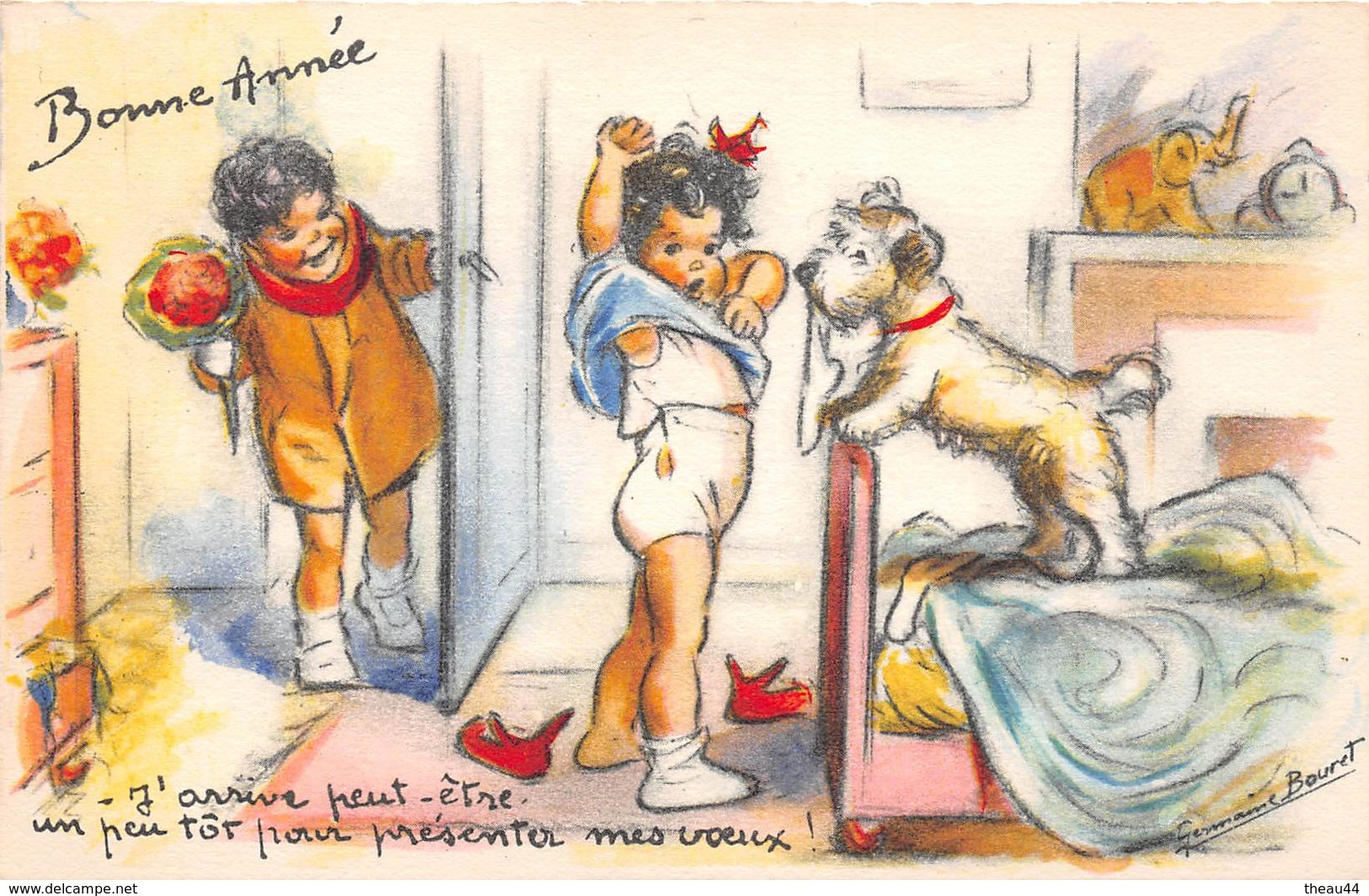 ¤¤  -  ILLUSTRATEUR  " Germaine BOURET "  -  Enfants  - Chien  -  ¤¤ - Bouret, Germaine