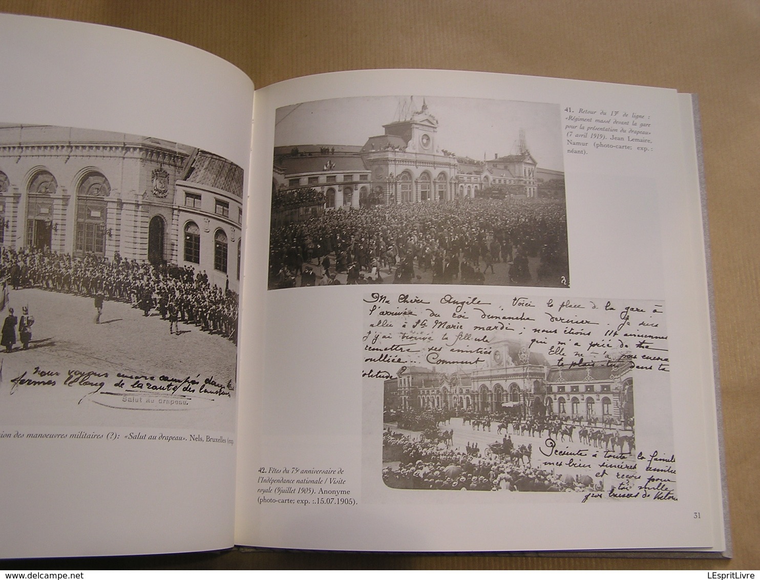 NAMUR Evénements en Cartes Postales Anciennes Régionalisme Citadelle Place Cortège Congrès Défilé Militaire Armée