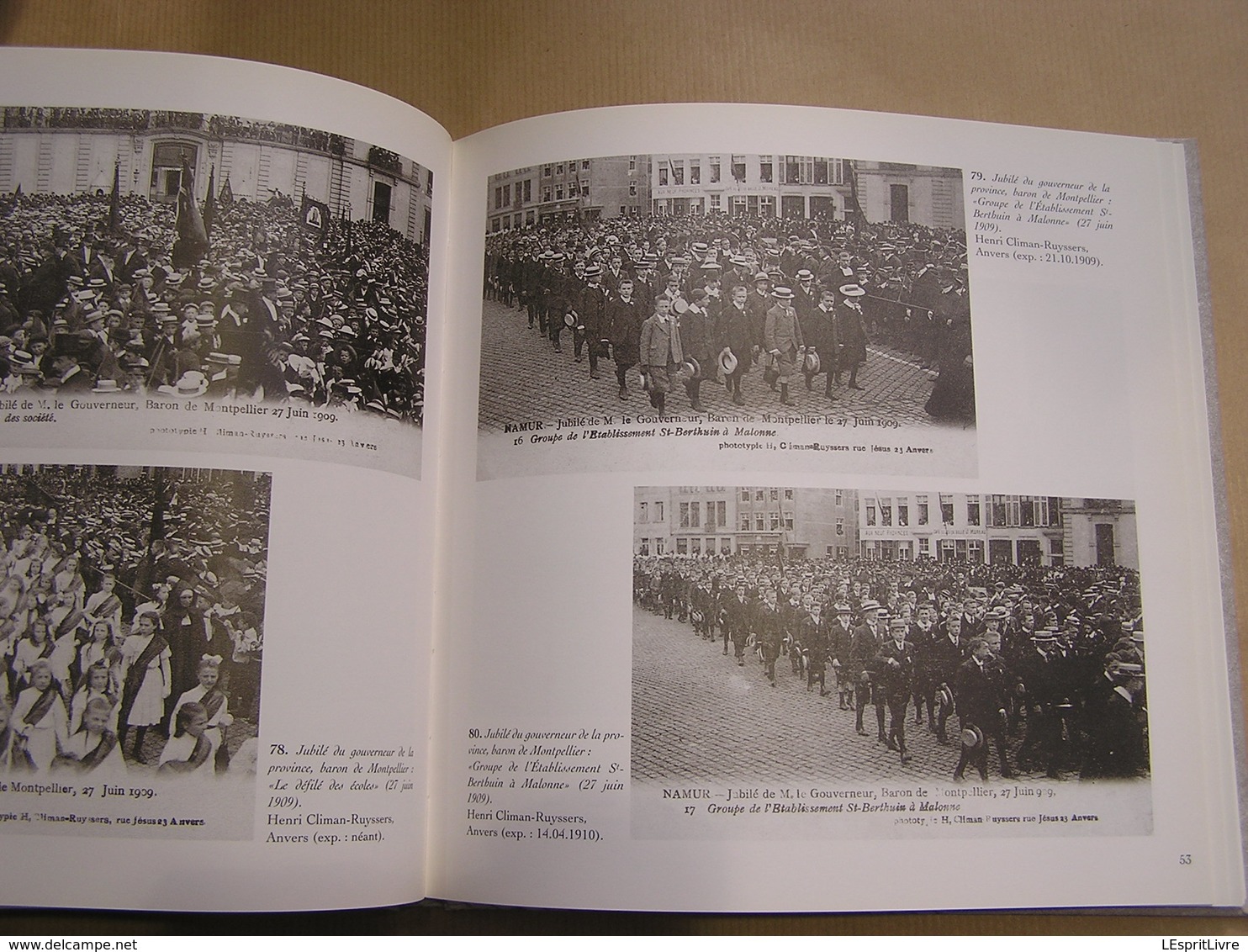 NAMUR Evénements en Cartes Postales Anciennes Régionalisme Citadelle Place Cortège Congrès Défilé Militaire Armée