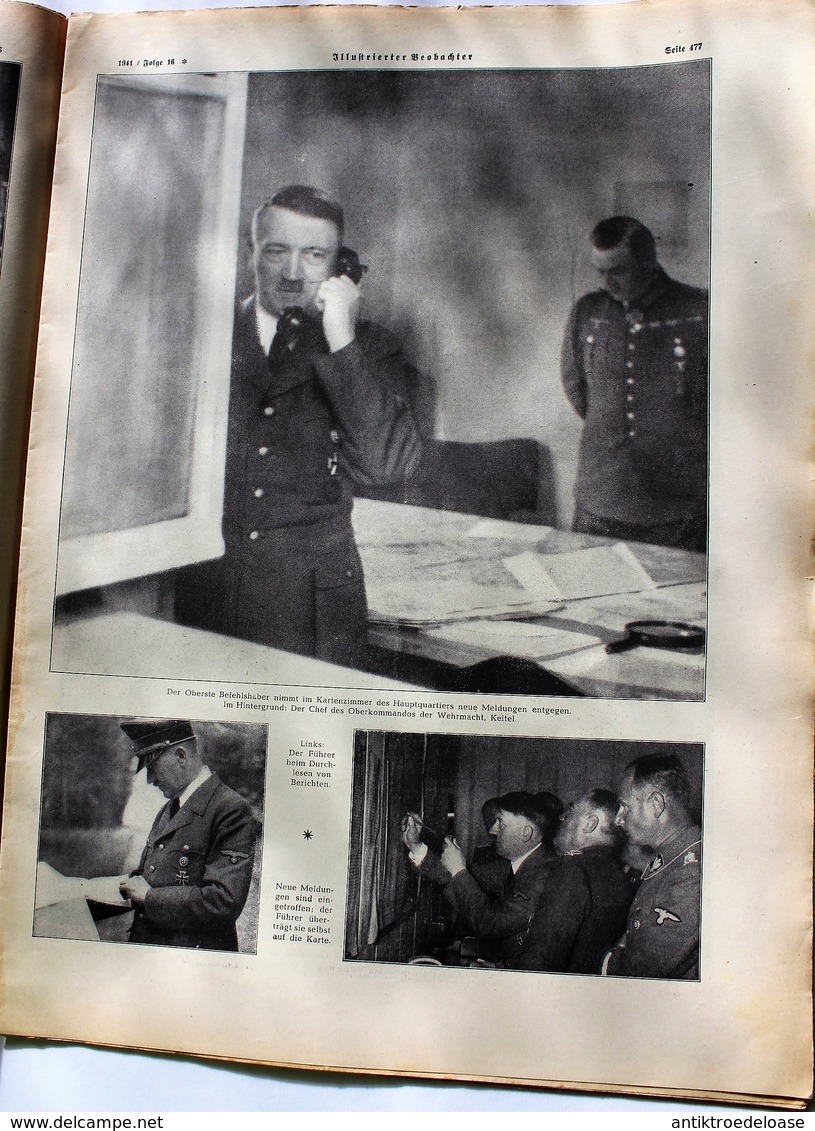 Berliner Illustrierte Zeitung 1941 Nr.16 Der Führer Zum 20.April 1941 Mit Hermann Göring - Deutsch