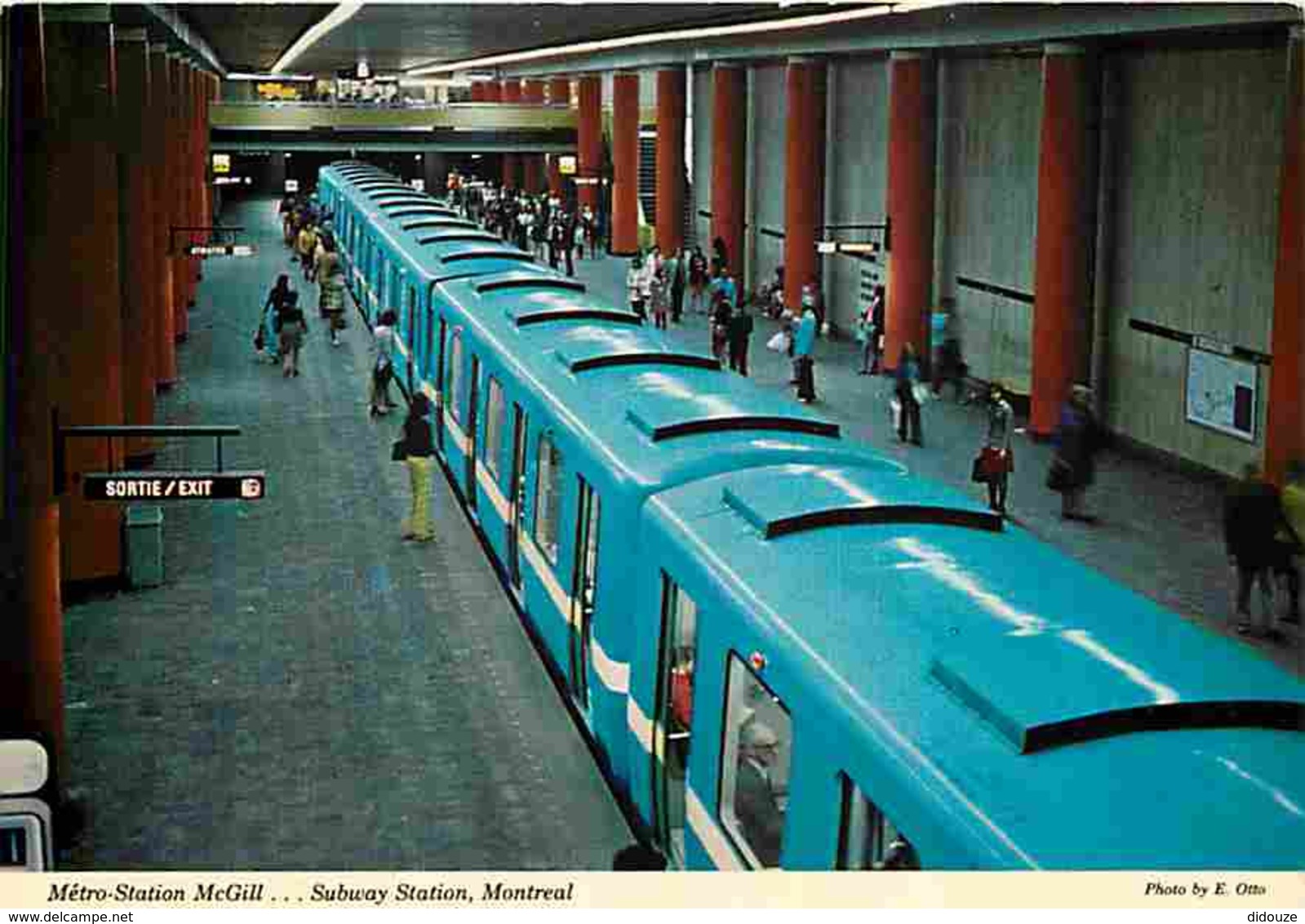 Trains - Métro - Montreal - Métro-Station McGill - Subway Station - Voir Scans Recto-Verso - Métro