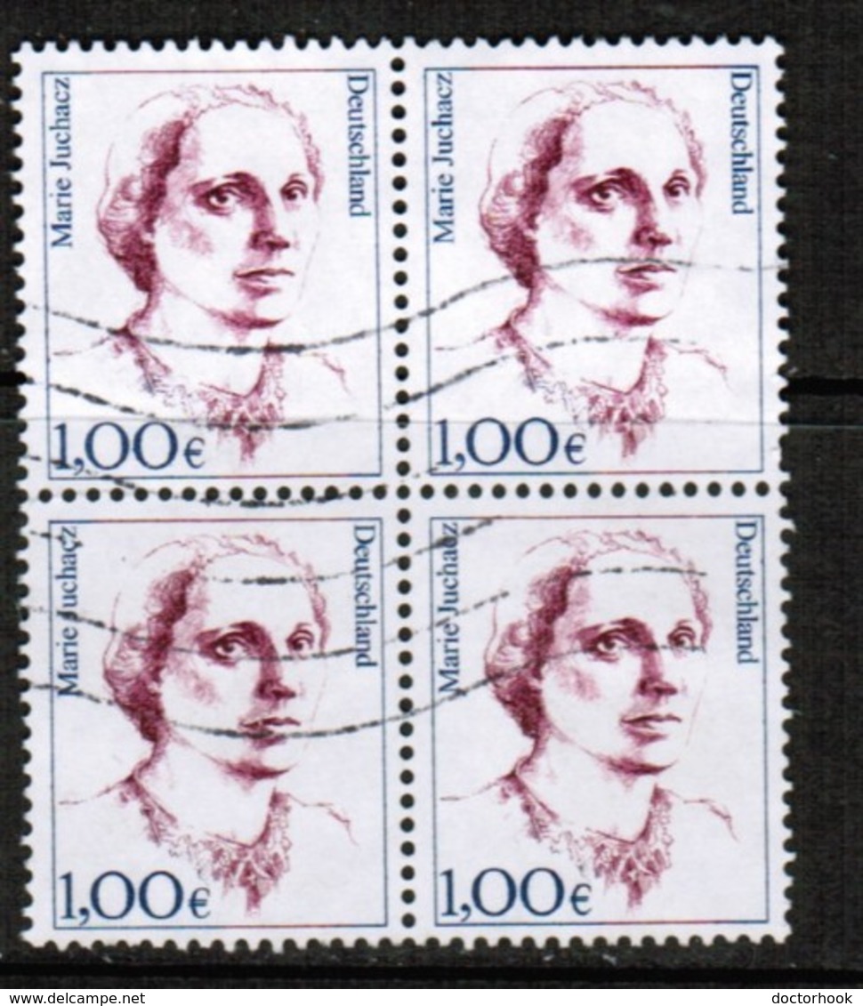 GERMANY  Scott # 2187  VF USED BLOCK Of 4 (Stamp Scan # 462) - Used Stamps