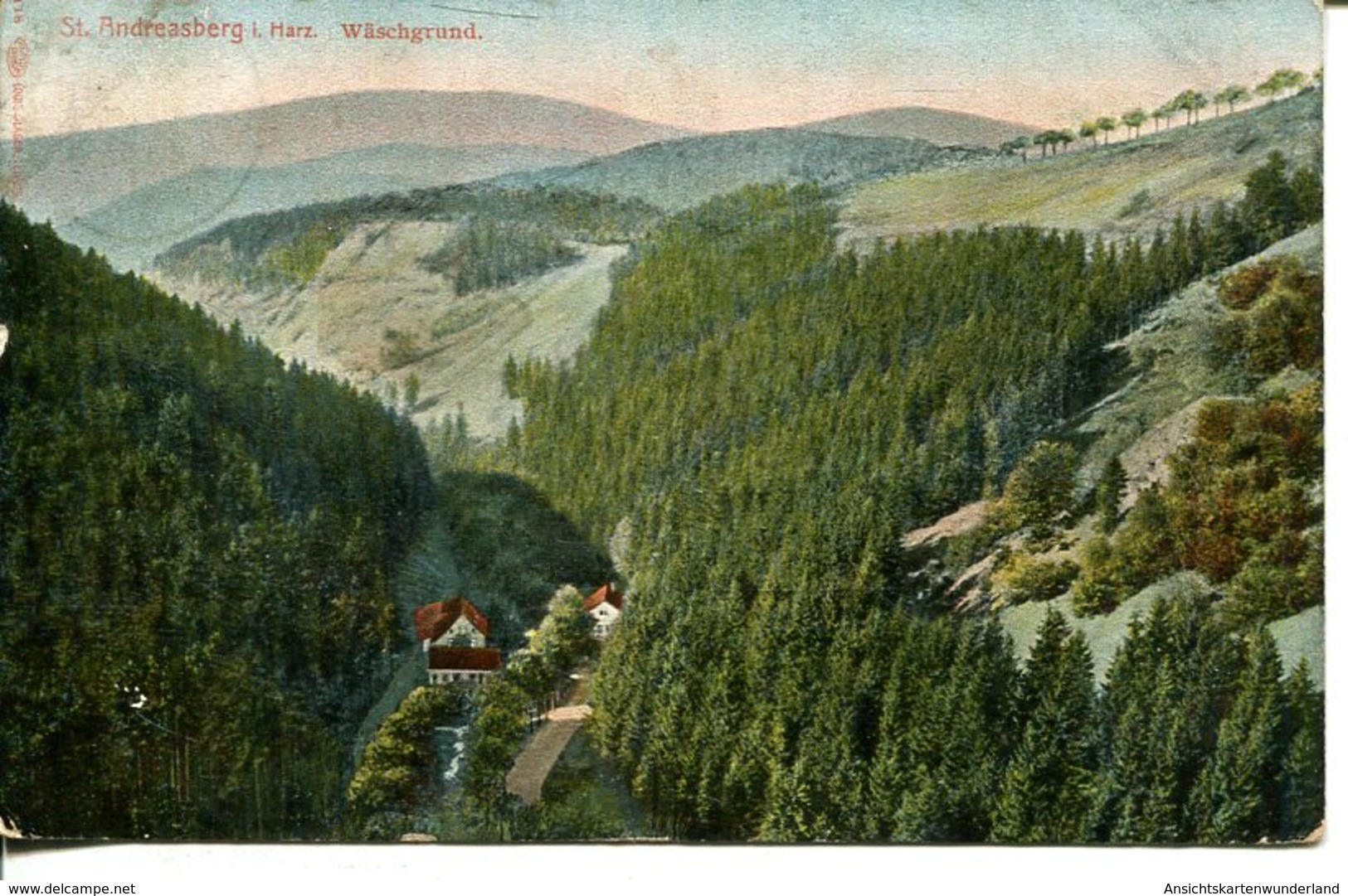 006566  St. Andreasberg I. Harz - Wäschgrund  1910 - St. Andreasberg