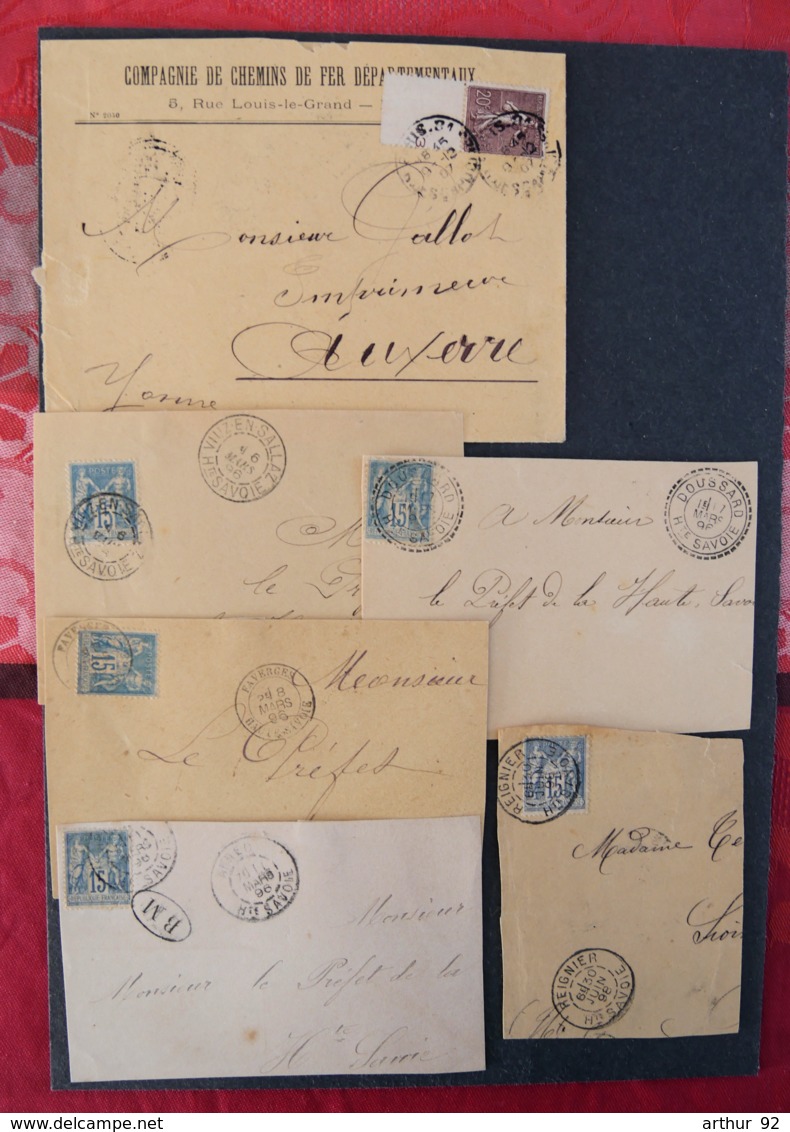 FRANCE - Lot De Lettres N°2 - 1877-1920: Période Semi Moderne