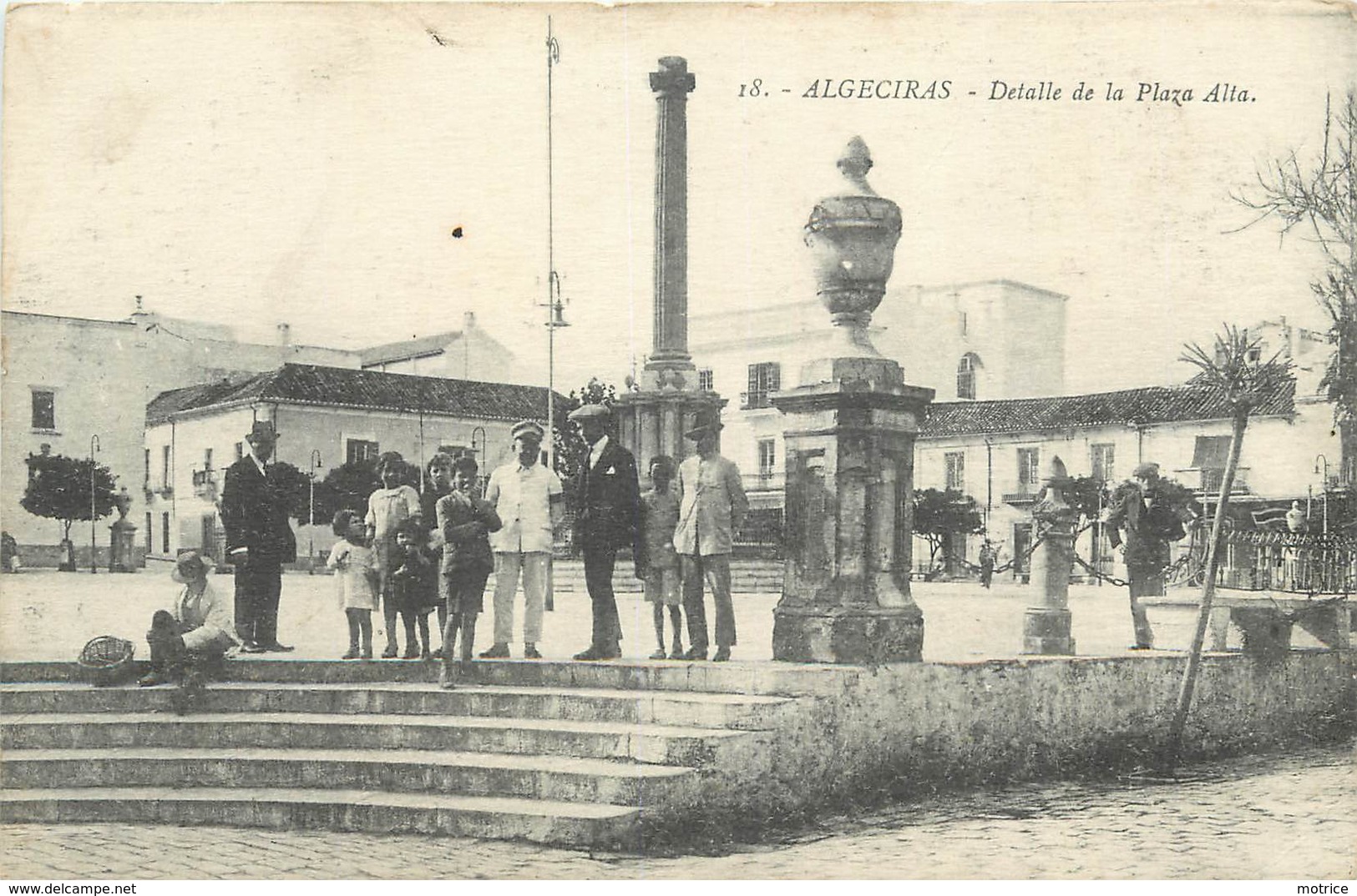 ALGECIRAS - Detalle De La Plaza Alta. - Autres & Non Classés