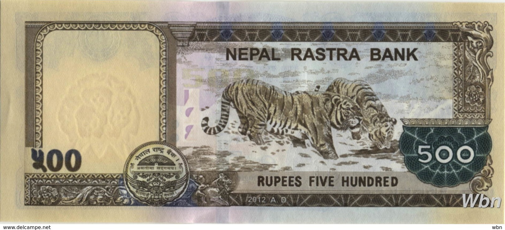 Nepal 500 Rupee (P74) 2012 -UNC- - Népal