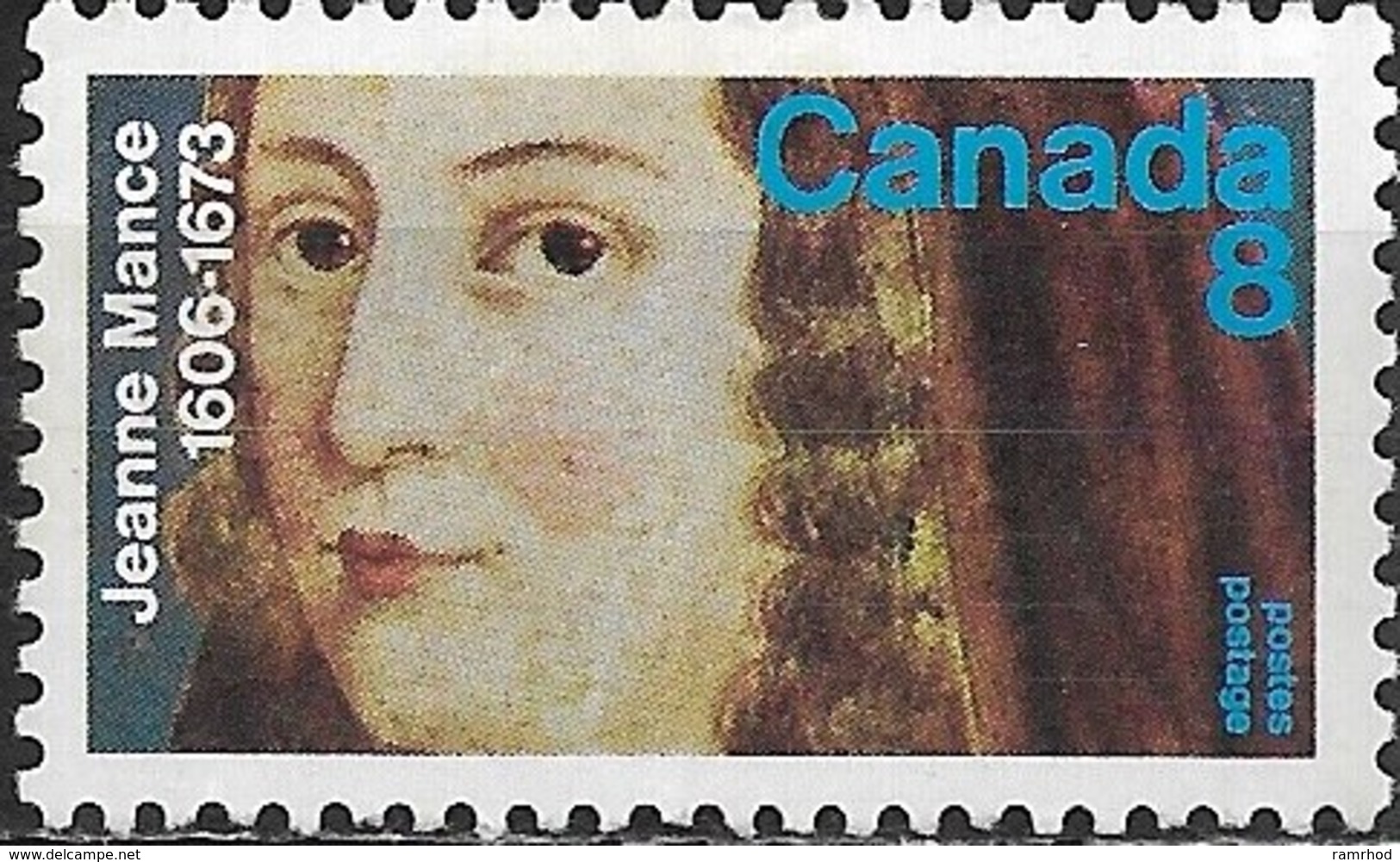 CANADA 1973 300th Death Anniv Of Jeanne Mance (nurse) - 8c Jeanne Mance MH - Neufs