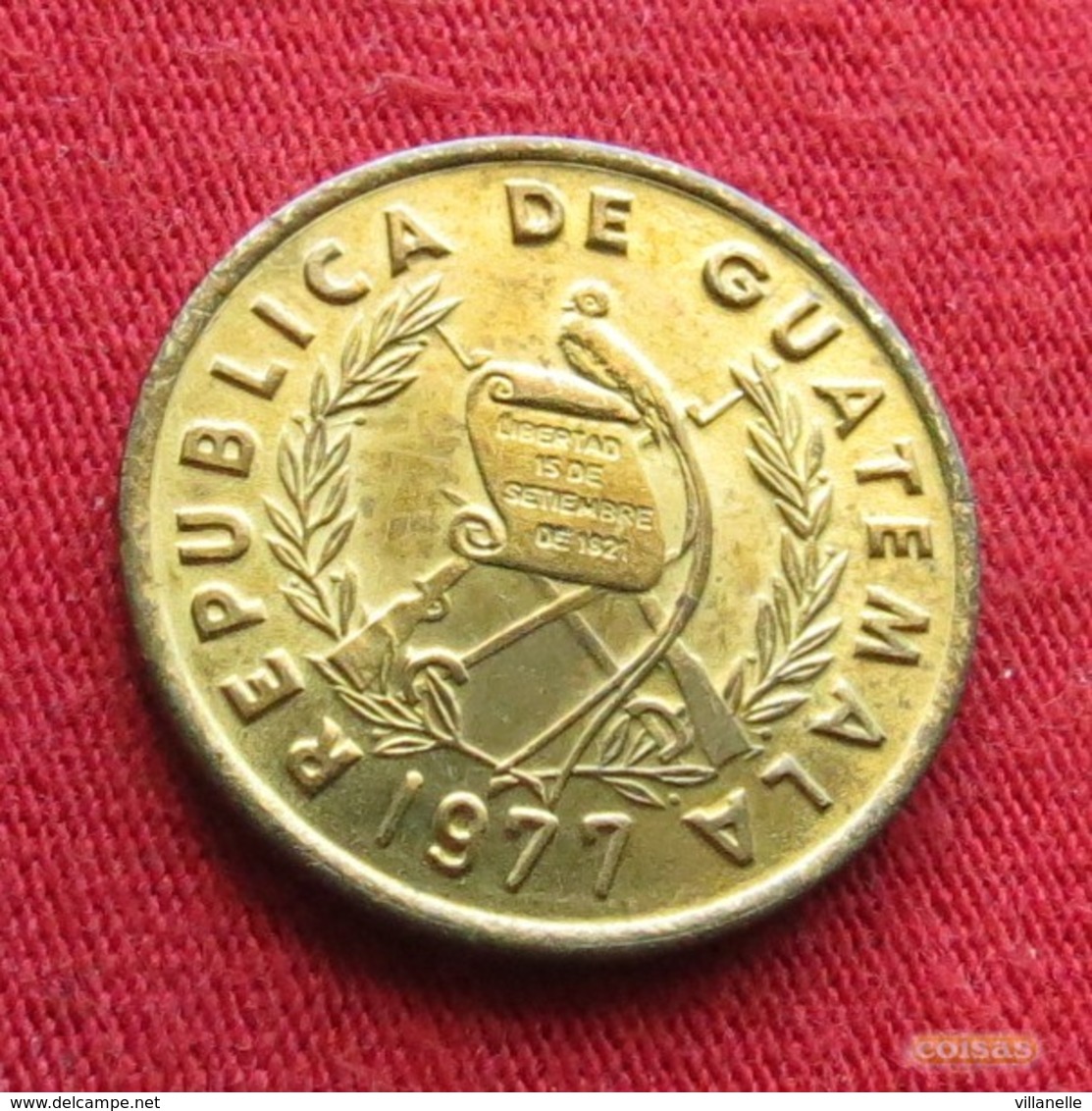 Guatemala 1 Centavo 1977 KM# 275.1   *V2 - Guatemala