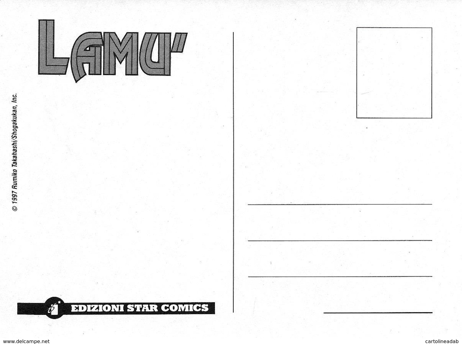 [MD2743] CPM - FUMETTI - STAR COMICS - LAMU' - NV - Fumetti