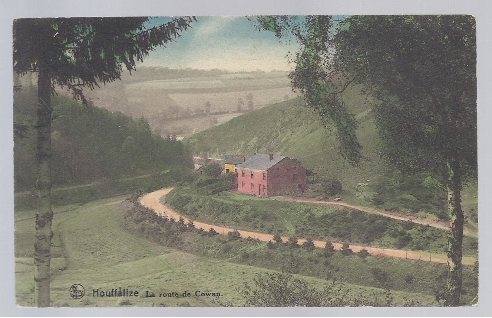 1924 HOUFFALIZE - La Route De Cowan - Houffalize