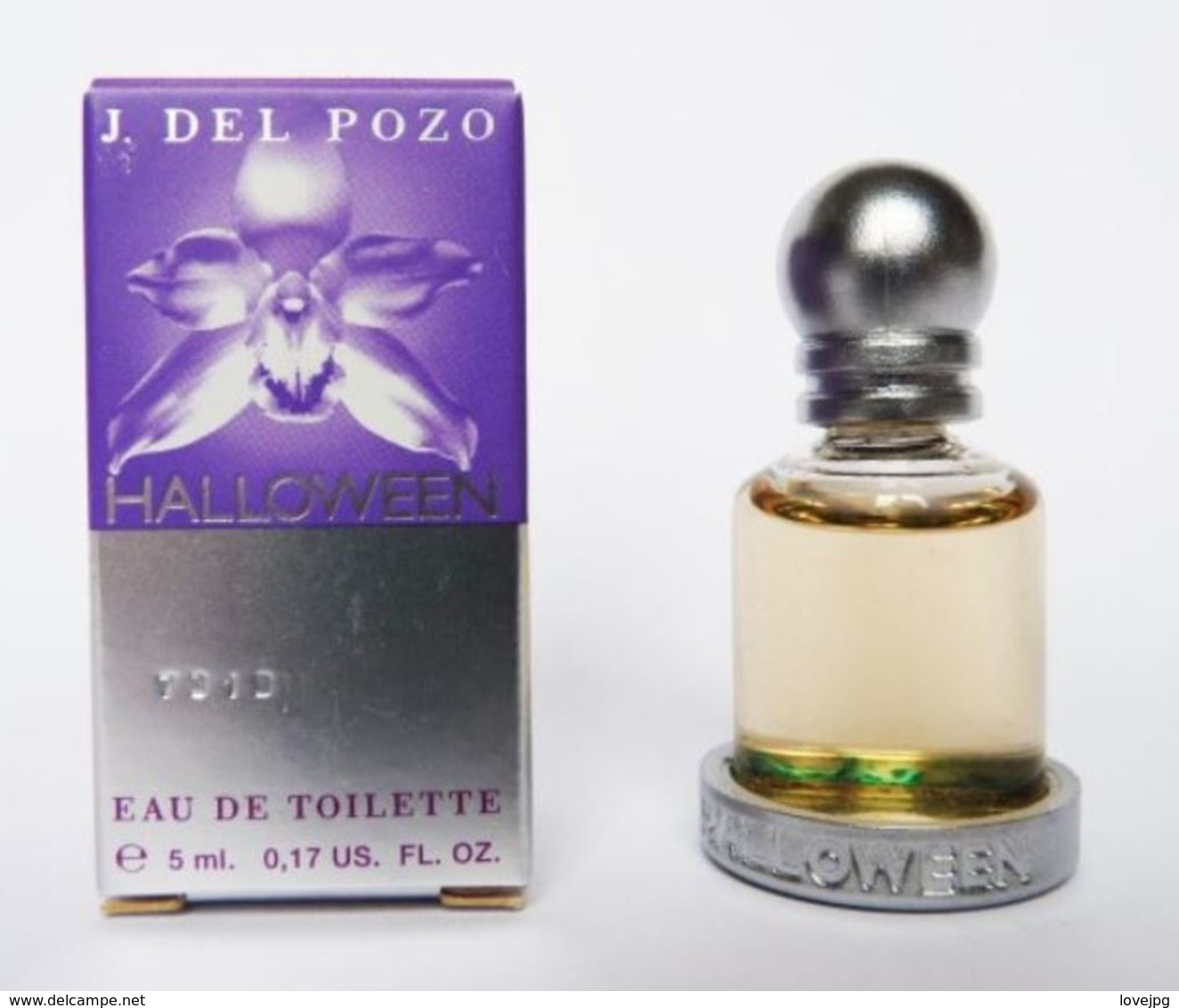 Miniature Halloween De J. Del Pozo Eau De Toilette 5 Ml - Miniatures Femmes (avec Boite)