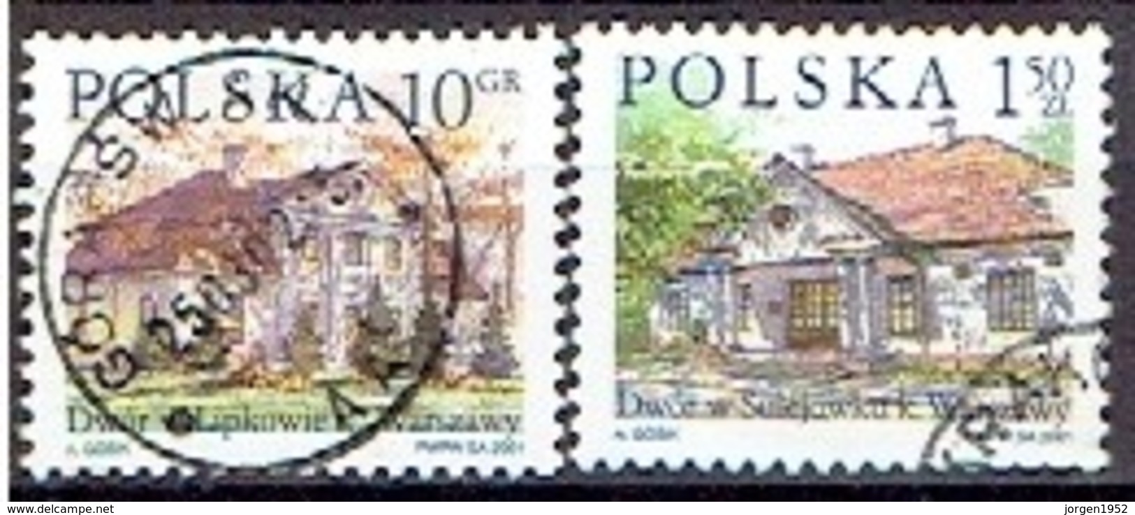 POLAND #  FROM 2001  STAMPWORLD 3896-97 - Usados