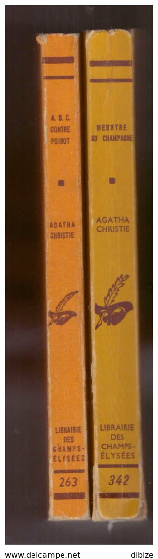 Agatha Christie. Meurtre Au Champagne.  Le Masque N° 342. 1955. - Le Masque