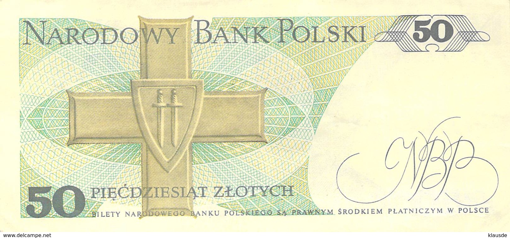 50 Zloty Banknote Polen 1988 - Polen