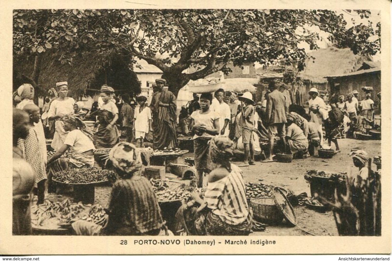 006574  Porto-Novo - Marché Indigène - Dahomey