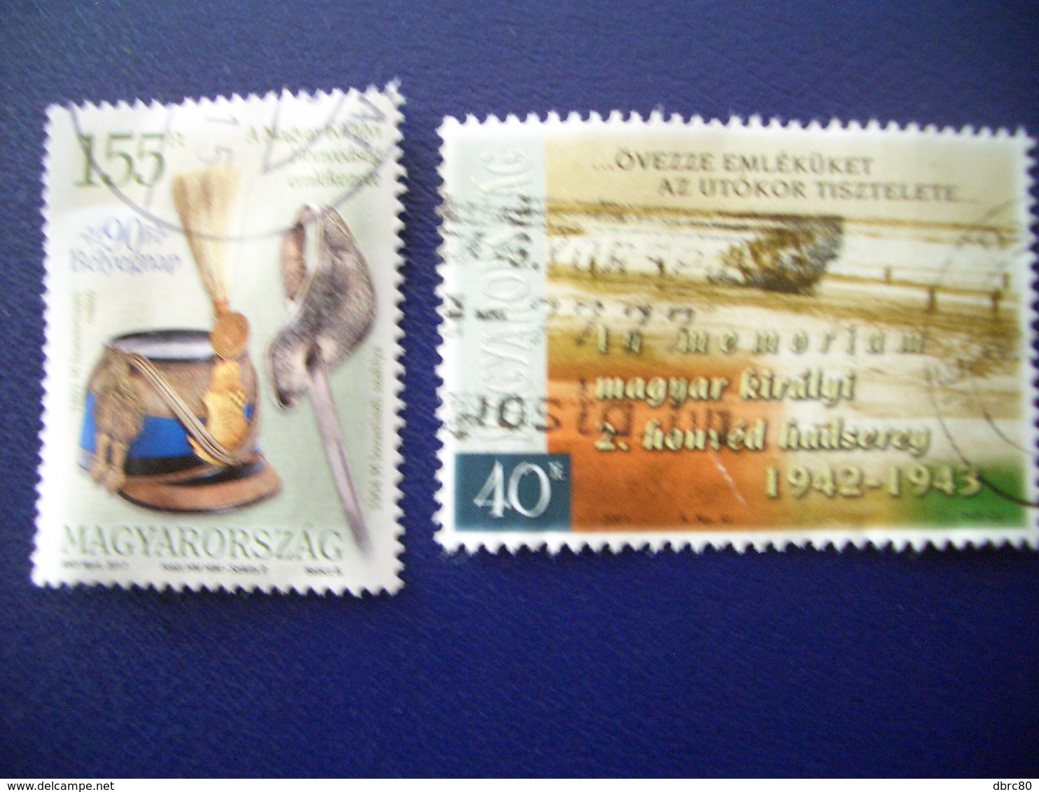 Hungary, 2017, 2013, In Memory Of The Hungarian Royal Army, Sword, Militaria - Used Stamps