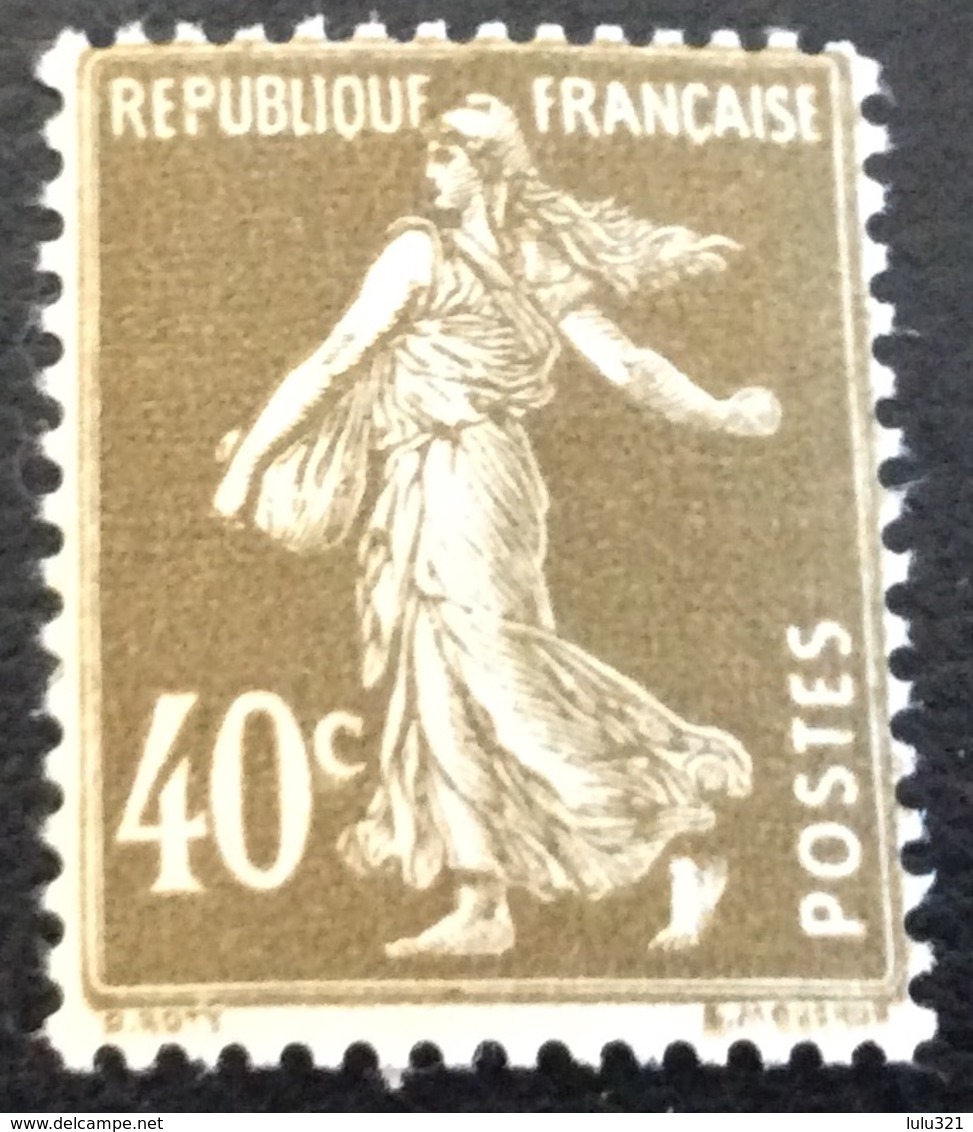 N° 193  NEUF ** SANS CHARNIÈRE ( LOT:64 ) - 1906-38 Säerin, Untergrund Glatt