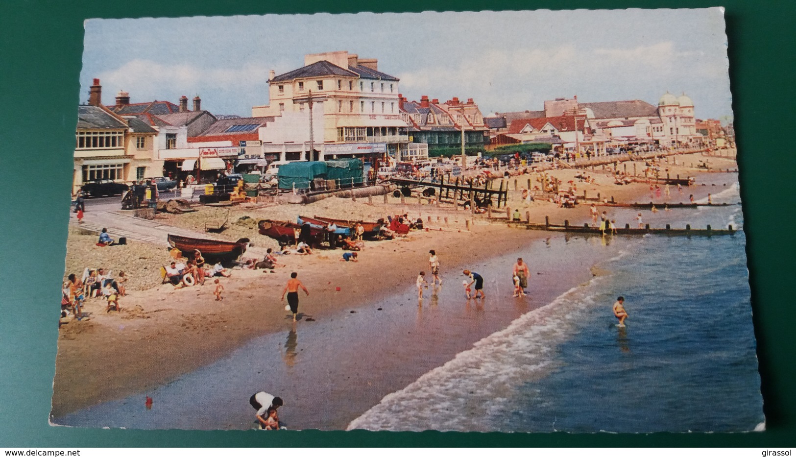 CPSM BOGNOR REGIS THE BEACH SUSSEX ED DEVEREUX - Bognor Regis