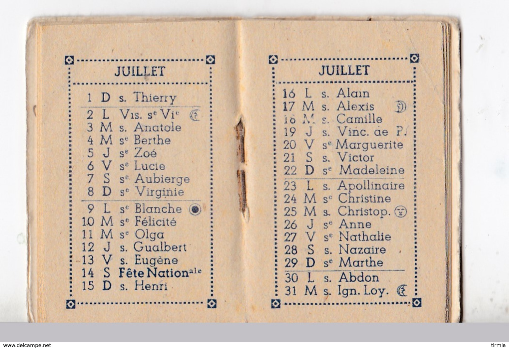 Petit Almanach Pour 1945 - Petit Format : 1941-60