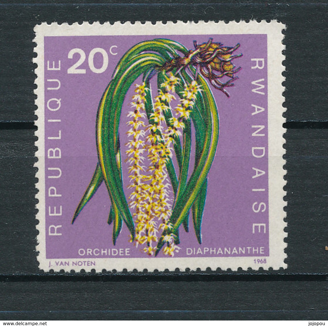 Y&T N°253  - Orchidée - Used Stamps