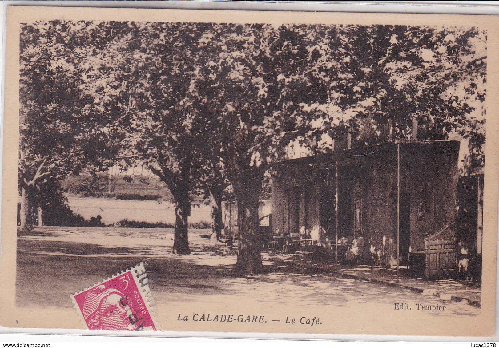 13 / MARSEILLE / LA CALADE GARE / LE CAFE / EDIT TEMPIER / RARE - Quartiers Nord, Le Merlan, Saint Antoine