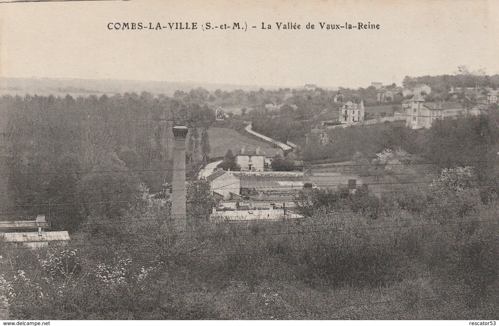 Rare Cpa Combs La Ville La Vallée De Vaux-la-Reine - Combs La Ville