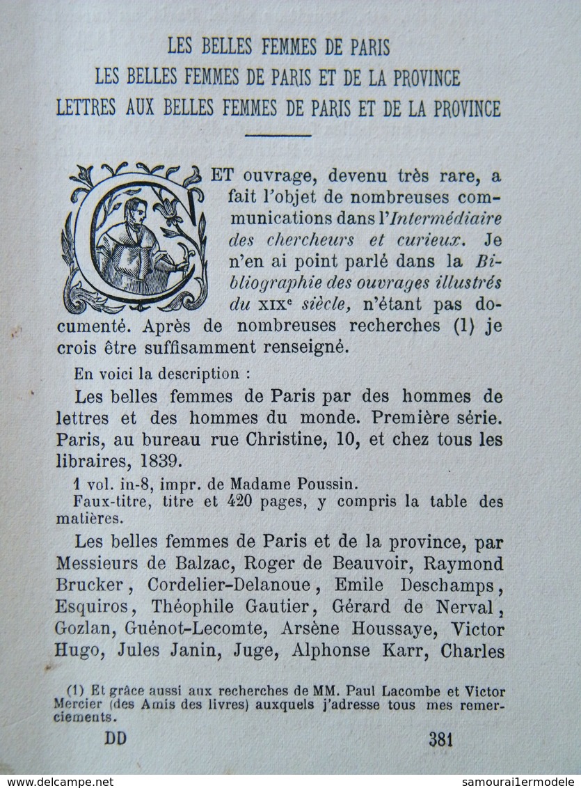 Lithographie Originale 1839 Mme GIBUS (la Femme Du Chapelier) Les Belles Femmes De Paris - Lithographies