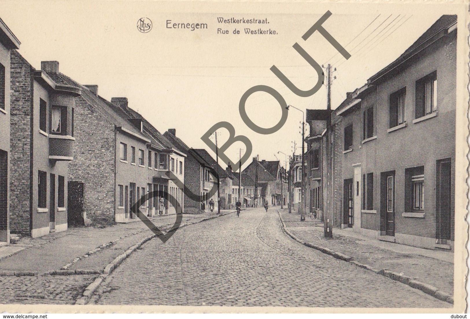 Postkaart-Carte Postale EERNEGEM Westkerkestraat (O155) - Ichtegem