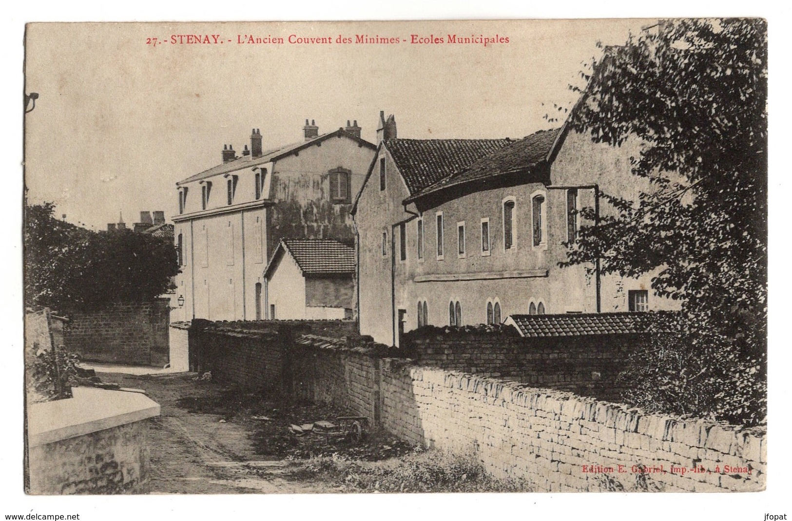 55 MEUSE - STENAY L'ancien Couvent Des Minimes, écoles Municipales - Stenay