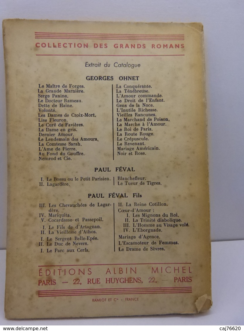 Paul Féval Fils . LA LUMIERE BLEUE . 1949 (gc30) - Albin-Michel - Le Limier