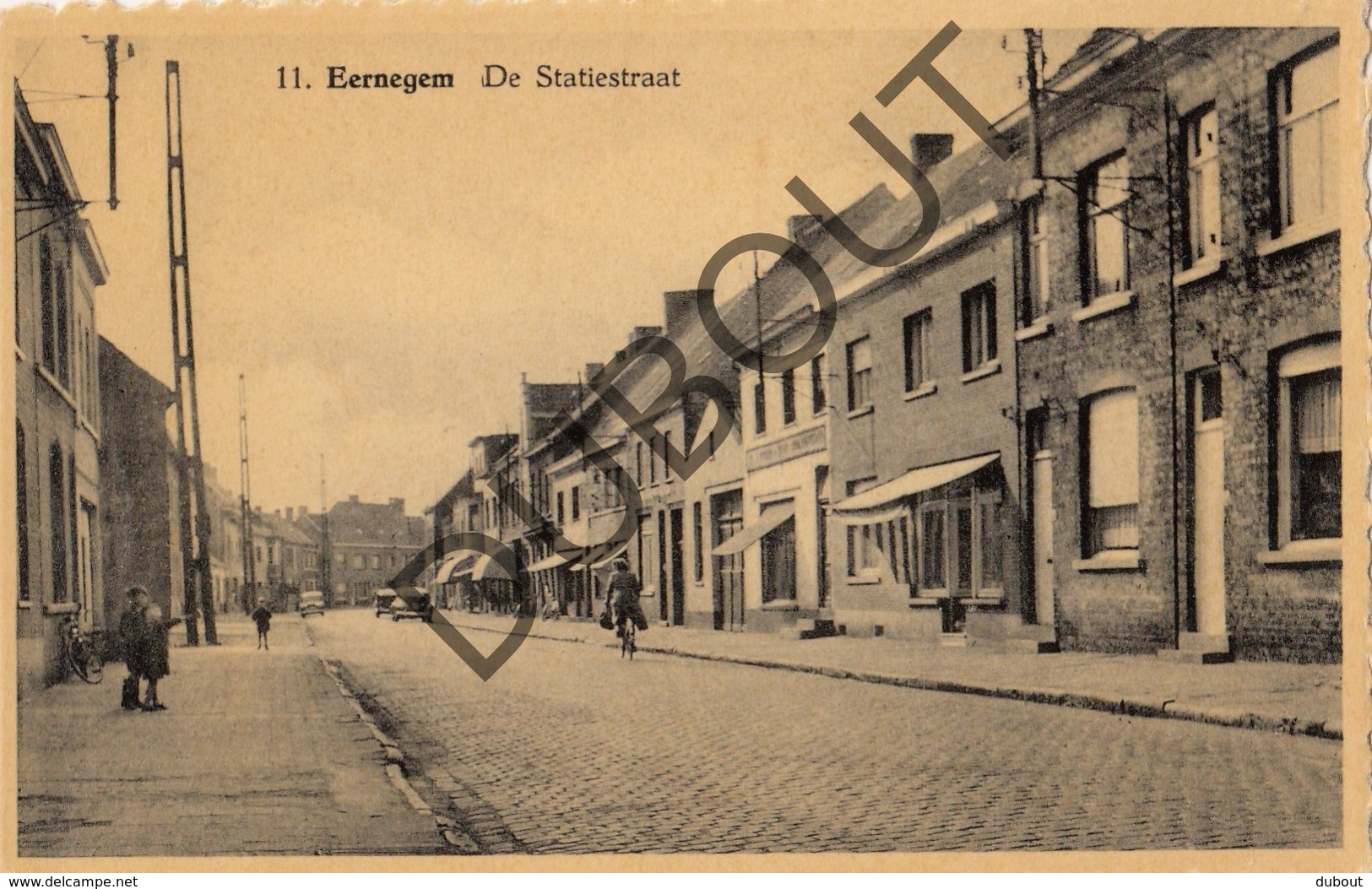 Postkaart-Carte Postale EERNEGEM Statiestraat   (O162) - Ichtegem