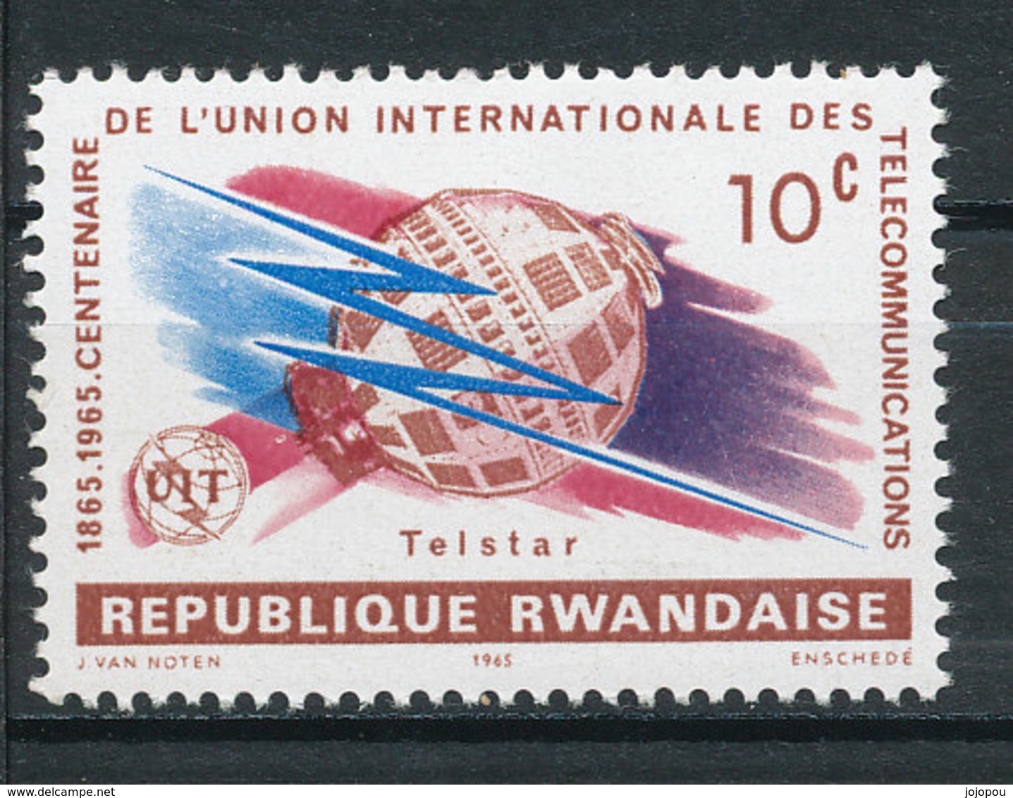 COB 108 - Télécom  Telstar - Used Stamps