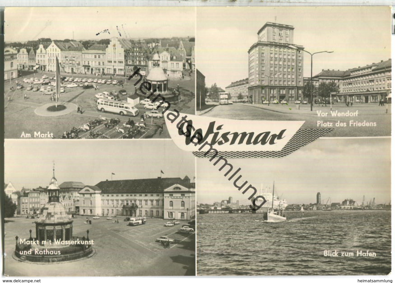 Wismar - Markt - Vor Wendorf - Verlag Heldge Köthen - Wismar