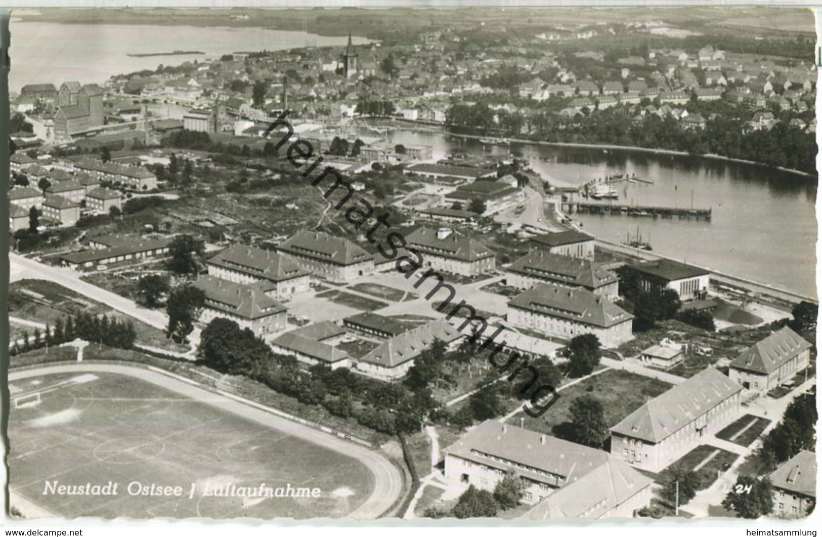 Neustadt - Holstein - Fliegeraufnahme - Verlag Ferd. Lagerbauer & Co. Hamburg - Neustadt (Holstein)