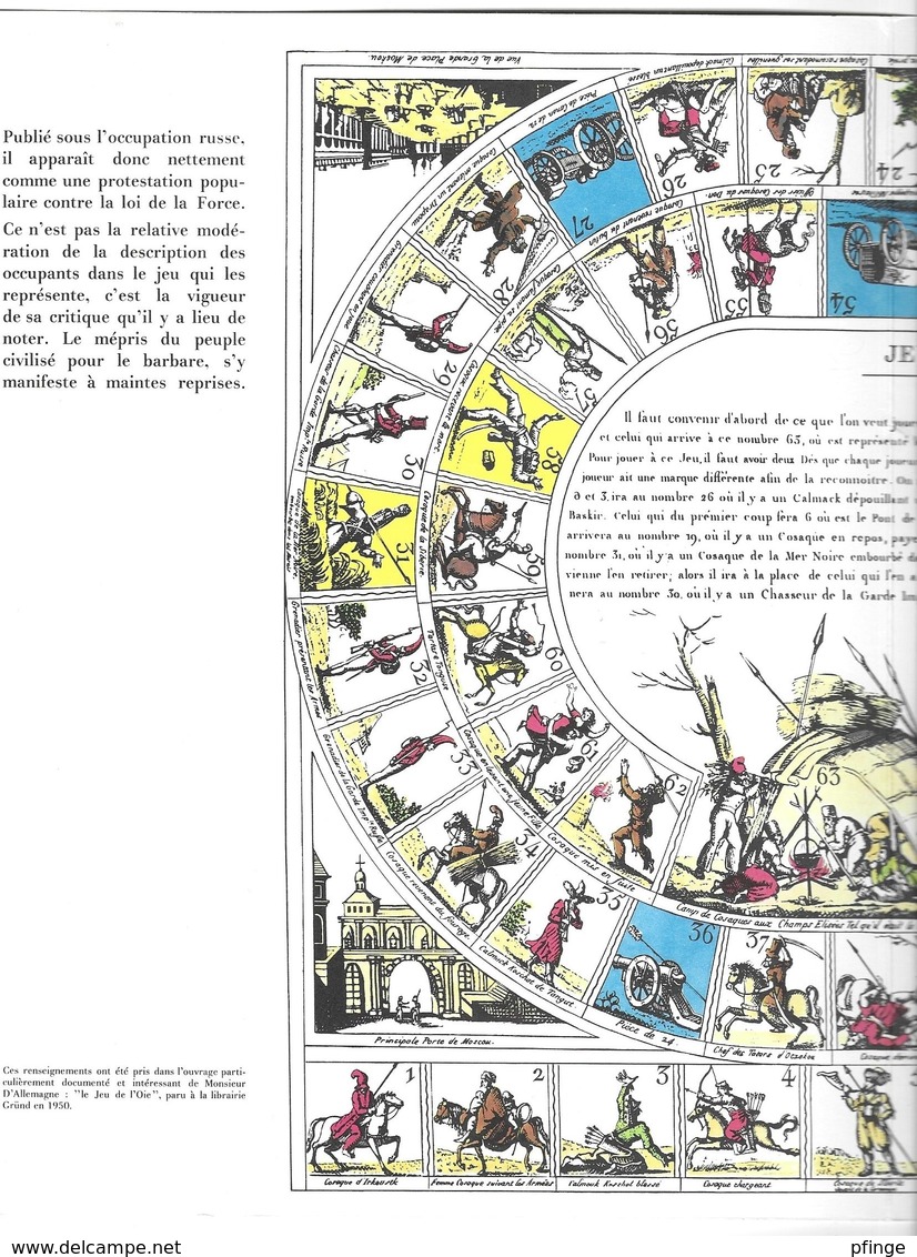 Jeu Des Cosaques (Jeu De L'oie)  (publicité Médicale  Lab. Clin-Comar ) - Autres & Non Classés