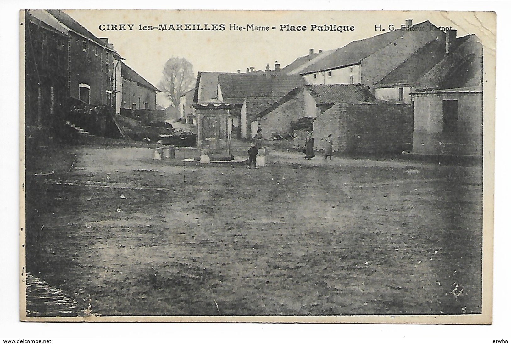 GIREY Les MAREILLES 2 CPA 1916 Prè Bologne Forges Froncles Joinville Chaumont Bourbonne Bains Langres Saint Dizier Wassy - Autres & Non Classés