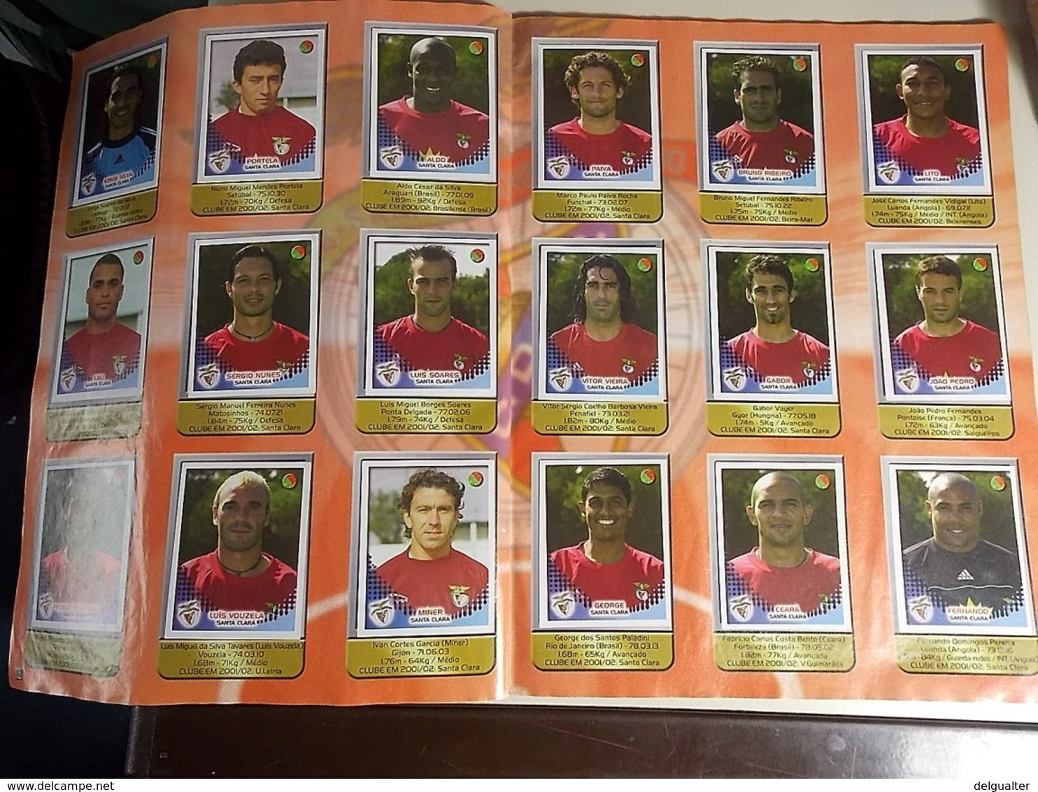 Panini * Stickers Album * Futebol 2002-2003 Portugal * With Rare Cristiano Ronaldo Sticker * Used Album *miss 1 sticker