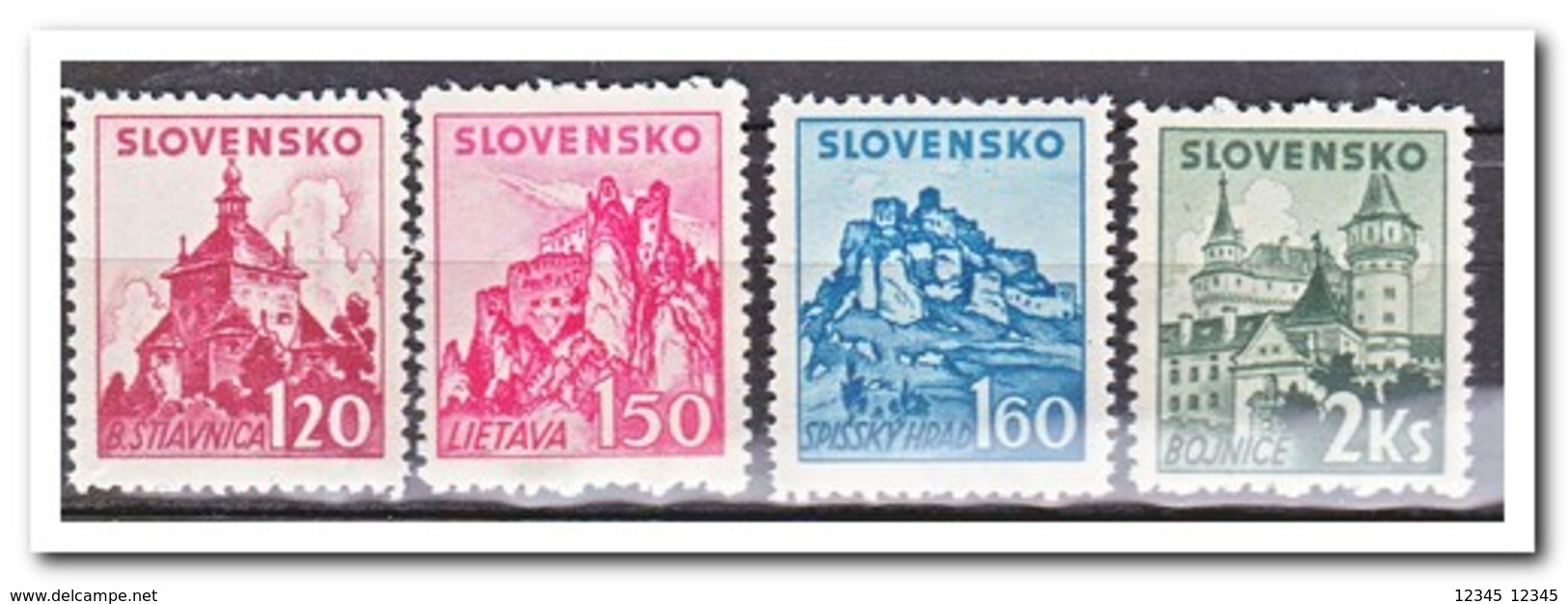 Slowakije 1941, Postfris MNH, Castles And Palaces - Neufs