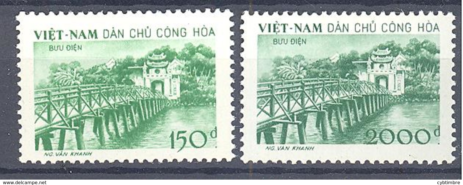 Viet Nam Du Nord: Yvert N°156/157 - Vietnam