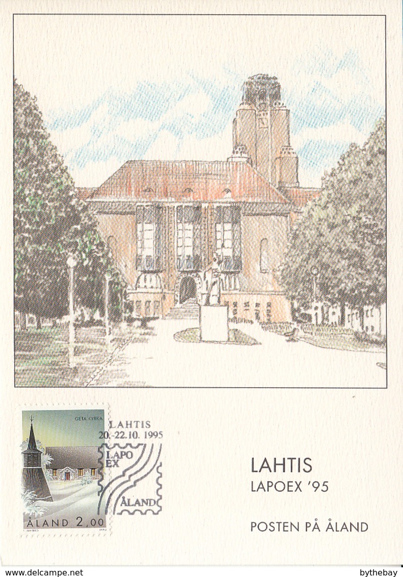 Aland 1995 Exhibition Card Lapoex 95 - Aland
