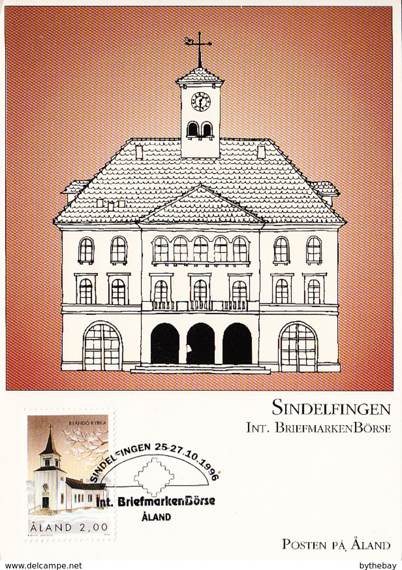 Aland 1996 Exhibition Card  Sindelfingen Int. BriefmarkenBorse - Aland