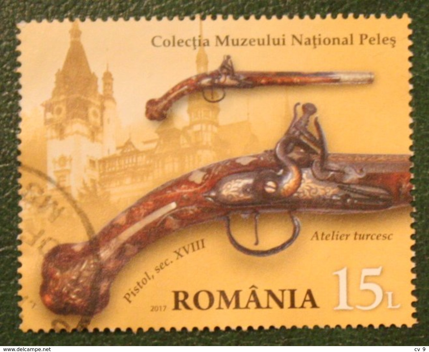 2017 Wapens Weapons Armas Des Armes Pistol Pistolet Mi - YT - Oblitere Gestempeld / USED ROMANIA / ROEMENIE ROUMANIE - Used Stamps