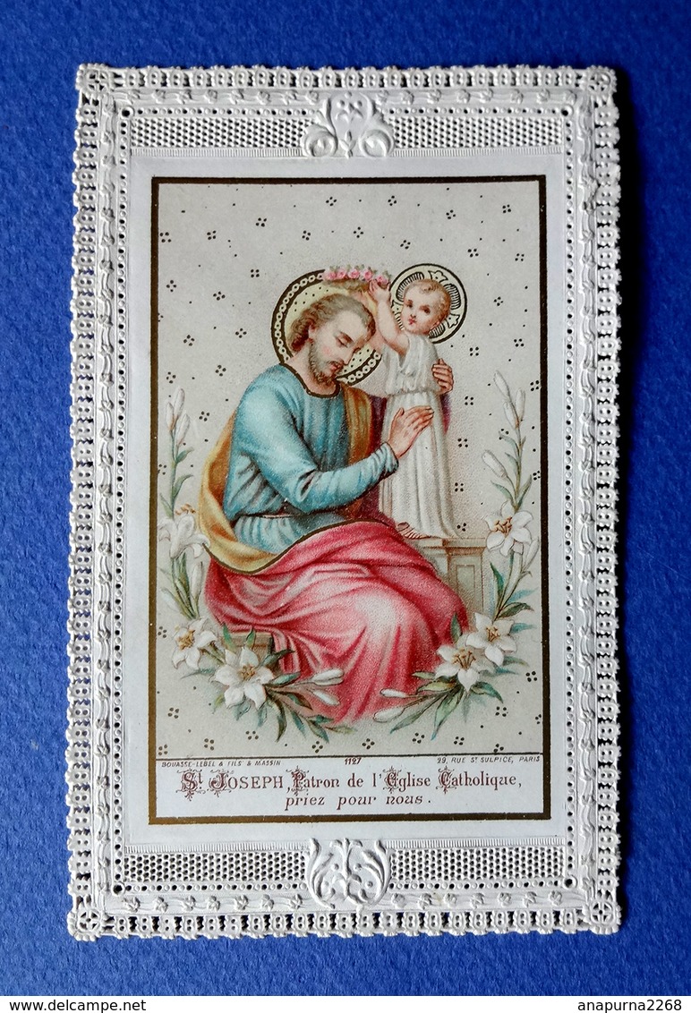 IMAGE PIEUSE...RELIGIEUSE . CANIVET ....ED.BOUASSE LEBEL FILS....SAINT JOSEPH - Andachtsbilder