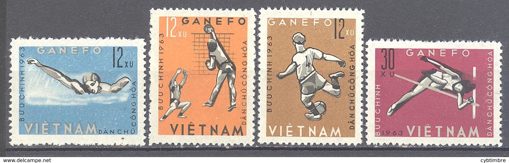 Viet Nam Du Nord: Yvert N° 345/348 - Vietnam